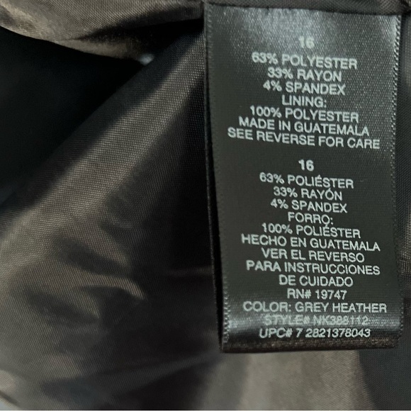 Norma Kamala Size 16 Gray Dress Jacket - Picture 8 of 11